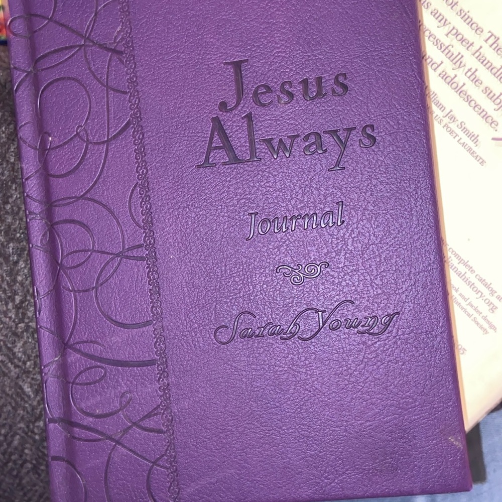 Jesus Always Journal, Imitation Purple Leather Hardcover - 2016
by Sarah Young